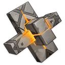 Fragment d'aérosidérite noire (4★)