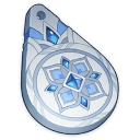 Talisman en argent de la rosée (4★)
